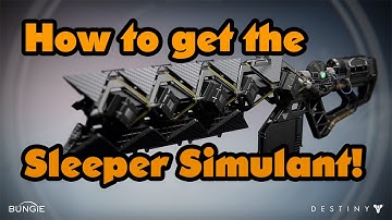 Destiny - How to get the Sleeper Simulant Exotic Heavy Fusion Rifle - Step 2 and Review