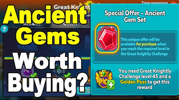 Hustle Castle Ancient Gem - Is it worth paying the price? *Diamond Giveaway*