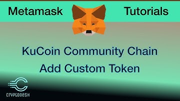 KCC: How to add a custom token to your MetaMask wallet!