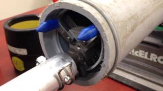 TRIC Tools shop demo of 4" Ritmo internal debeader