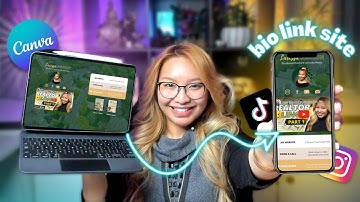 How to Create a Link in Bio Website with Canva!