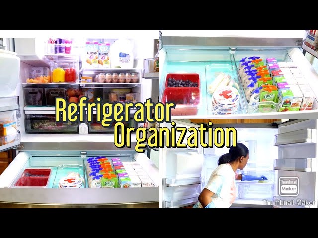 ORGANIZE WITH ME – FRIDGE ORGANIZATION IDEAS