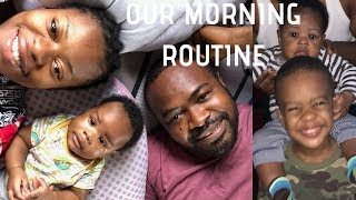 MORNING ROUTINE WITH 2 KIDS | VLOG | Nelo Okeke