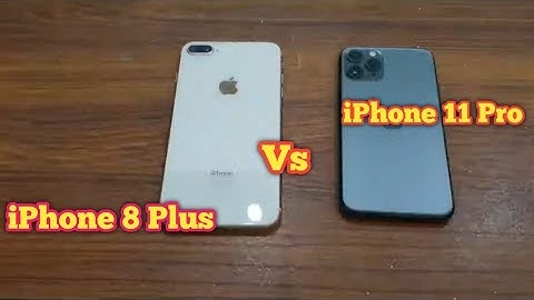 iPhone 8 plus vs iPhone 11 pro speed test! A11 bionic vs A13 bionic