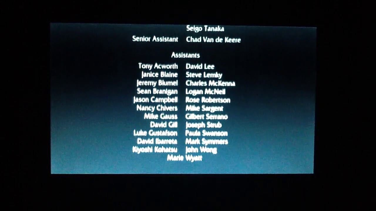 JOSEPH:KING OF DREAMS(2000) END CREDITS.