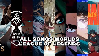 ALL SOUNDTRACKS WORLD CHAMPIONSHIP (2014 - 2022)  League of Legends