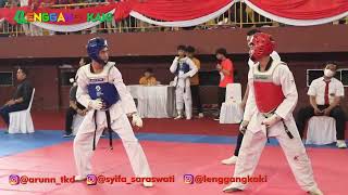 Tendangan Telak ke Kepala Bikin Pusing, Junior Prestasi Day 1 Bharaduta Cup 2022 #taekwondokicks screenshot 4