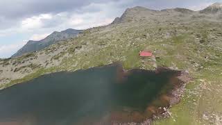 Мозговишка порта и Тевното езеро от премката под Каменица - Mozgovishka porta and Tevnoto lake