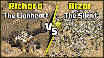 The Biggest War - NIZAR vs RICHARD Stronghold Crusader