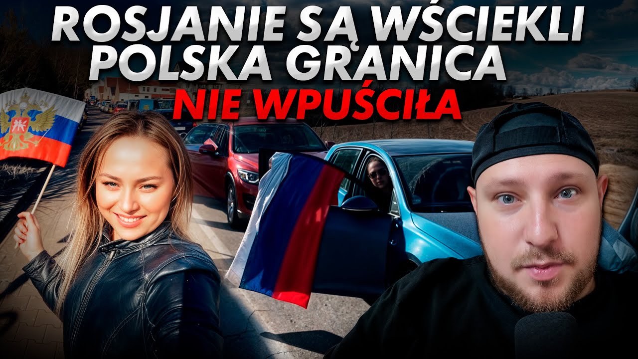 Polscy pogranicznicy nie wpuścili Rosjan do Niemiec. Rosjanie są niezadowoleni.