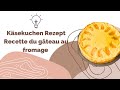 Käsekuchen mit Orangen Rezept| recette de gâteau au fromage | simple | rapide | schnell |einfach