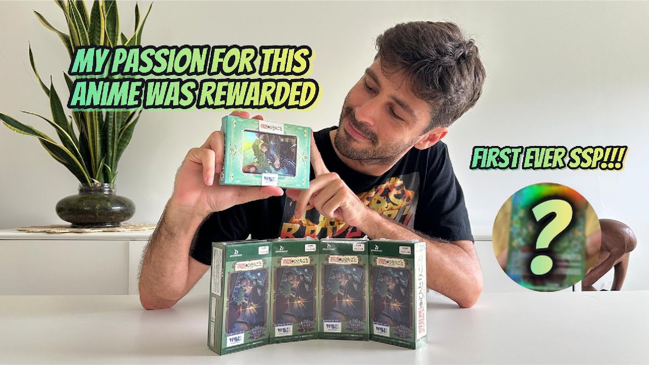 FIRST SSP CARD PULL EVER!!! Apothecary Diaries new collection 4 booster  boxes & starter deck opening