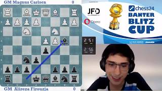 Alireza Firouzja vs. Magnus Carlsen | Banter Blitz Cup Final screenshot 5