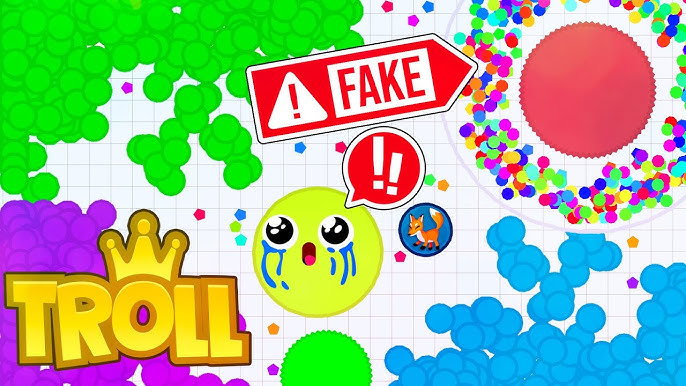 Agar.io Mobile - THEY DELETED MY MASS!!! + New Trolling Skin! 