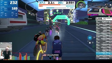 Zwift Insider Tiny Race (3 of 4) - Railways and Rooftops