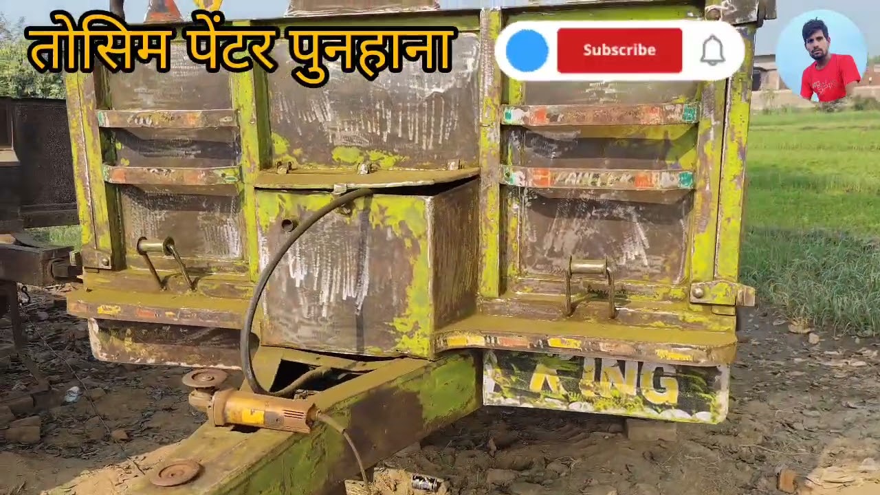 Bhupendra trolley Nagar Taj trolley Bharatpur trolley painting trolley colour #tosimpainterpunhana 
