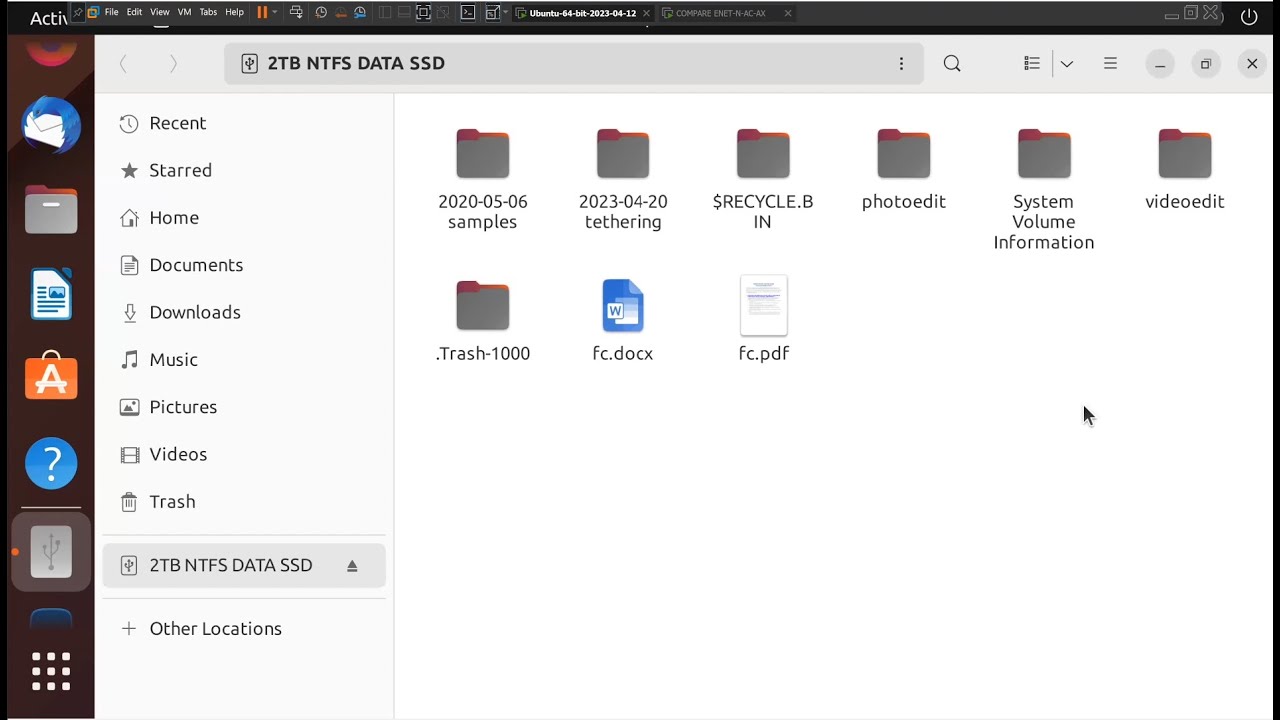2023-04-17 Ubuntu To Access An NTFS Drive - YouTube
