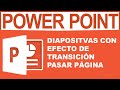 Efecto de pasar pagina con Power Point