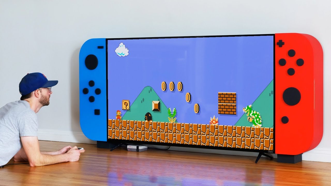 I Made A Giant Nintendo Switch With Storage For My Video Games