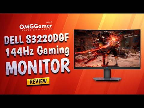 Dell S3220DGF 165Hz Gaming Monitor Review | Perfect 165Hz Gaming Monitor | Dell Gaming Monitor 2022