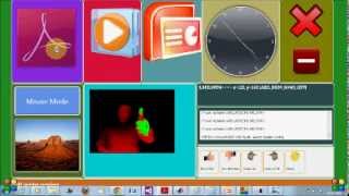 Gestop, A Hand Gesture driven desktop hybrid (powered by Intel Perceptual Computing SDK) screenshot 2