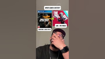 Call of Duty: Black Ops 6 vs The Finals — Which FPS Game Wins? #shorts #gaming
