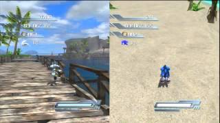 Sonic 06 - Silver Goes Solo In Tag Mode - Wave Ocean