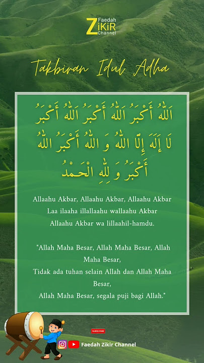 (147) TAKBIRAN IDUL ADHA 2023 PALING MENGHARUKAN | ALM. UJE USTADZ JEFRY BUKHORI
