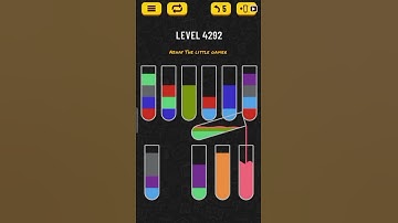Water sort puzzle level 4292