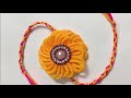 Simple and easy rakhi with yarn Simple and easy rakhi with yarn
