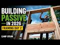 Framing Day 2 — The Homeowner Walkthrough (Passive House Build)