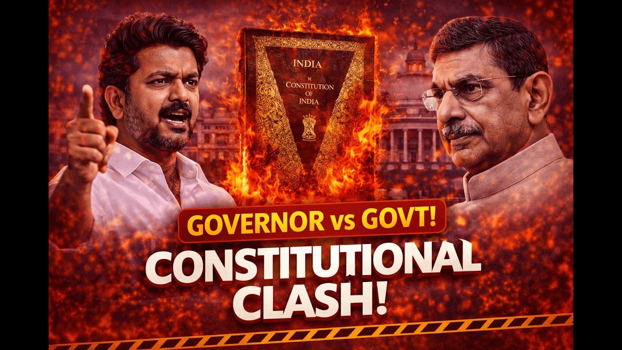 Tamil Nadu Govt vs Governor RN Ravi | Constitutional Clash Explained ...