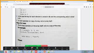 PHP - chapter Array (Episode 4 - array traversal using for loop , foreach loop, Iterator functions)