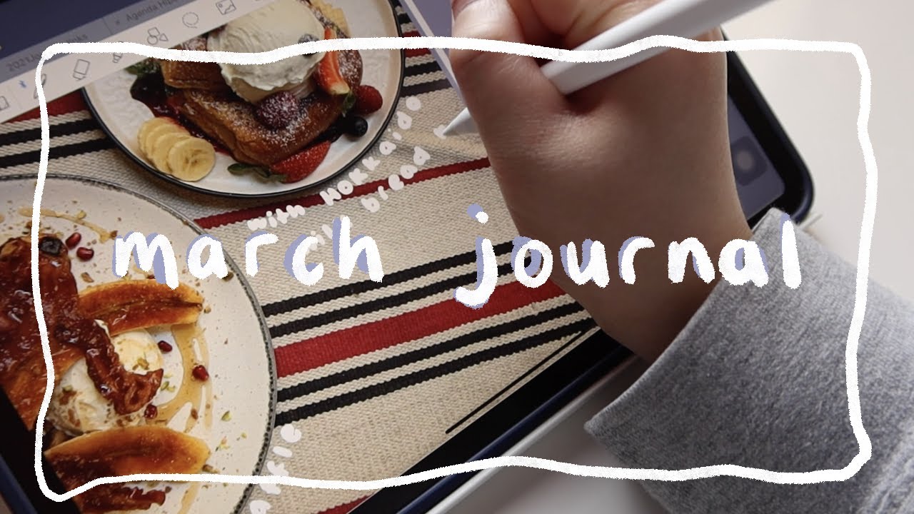 March Digital Journal | Goodnotes Template | Journaling with my iPad