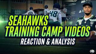 REACTING to Seahawks Training Camp videos... These players are INSANE! 🤯