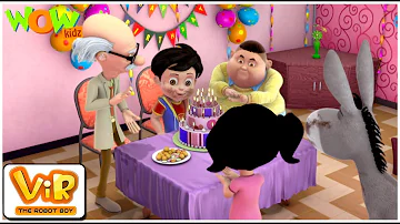 Vir The Robot Boy | Hindi Cartoon For Kids | Vir ka birthday | Animated Series| Wow Kidz