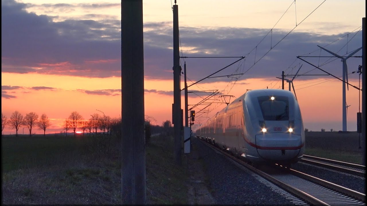 Viele Güterzüge auf der Strecke Magdeburg - Braunschweig. DB (2)