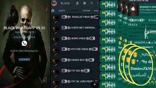 BLACK WHATSAPP ALL ANTIVIRUS FIX BUTTON FULL SUPPORT WHATSAPP screenshot 3