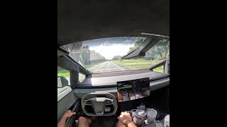 Cybertruck FSD V14.3.2-Debris in the road on both sides- FSD typically makes it a non- issue