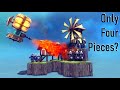 Can You Use Only 4 Blocks to Beat Besiege?