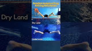 Detailed Ysis Of Frog Kick Leg Movements On Dry Land And Underwater