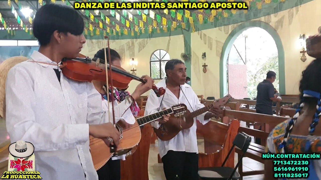 :FIESTA PATRONAL SAN JOSE EN ATLAPEXCO HIDALGO DANZA DE LAS INDITAS SANTIAGO APOSTOL: