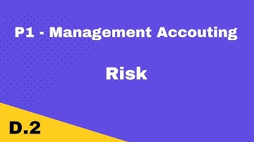 P1 | Risk | CIMA | cimaselfstudy.com | Free CIMA Study Materials