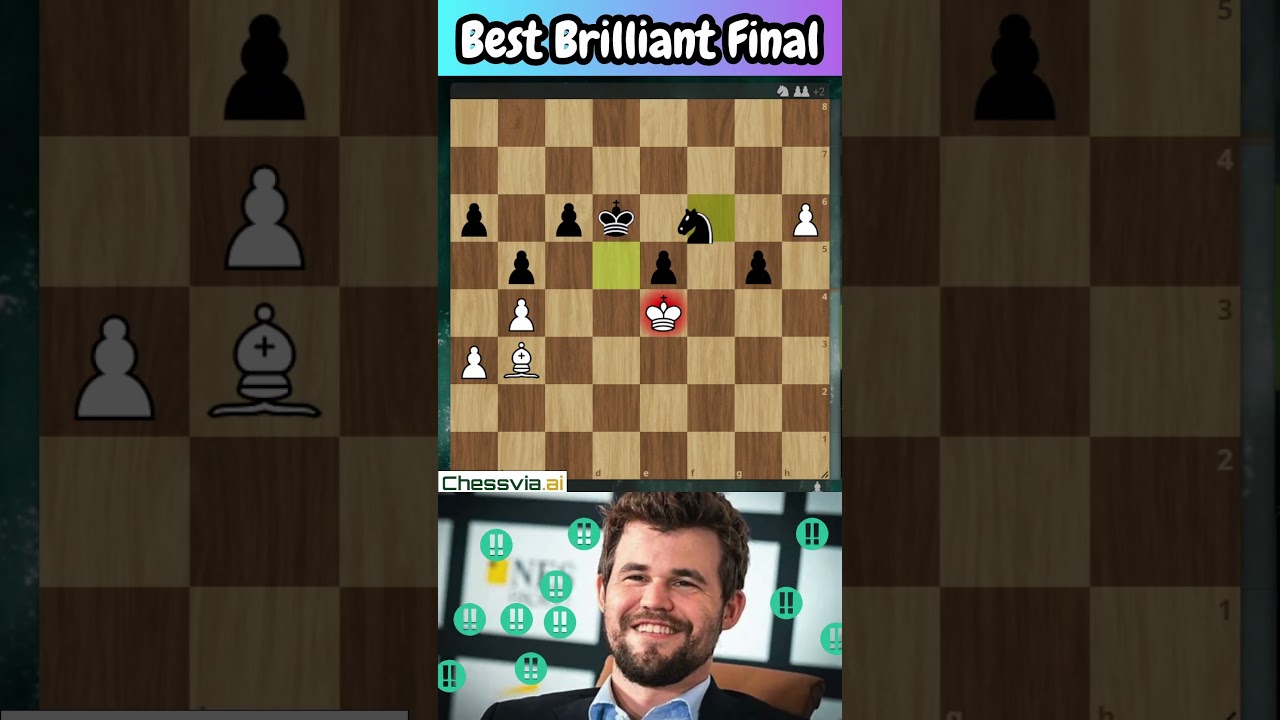 Лучший блестящий эндшпиль! Играйте как чемпион мира по шахматам! ♟️🔥