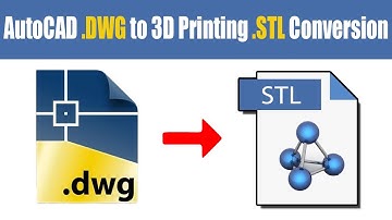 How to Convert AutoCAD .DWG Model into 3D Printing File .STL - QasimCAD - Tutorial#7