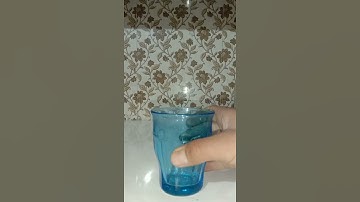 Bottle And Glass Water Experiment || #shorts