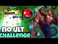 No Ult Challenge – Lee Sin Jungle (enemy surrender)