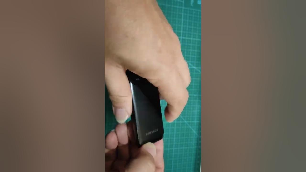 how-to-open-samsung-tv-remote-control-battery-cover-youtube