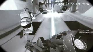 Clone Trooper Helmet Cam Footage 2