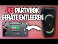 JBL Partybox Geräte entleeren - alle Geräte entkoppeln Anleitung